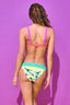 Mid Rise Bikini Bottom in Lemon Spritz and Spring Green