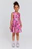 Toddler Skater Dress in Pink Candy Spill