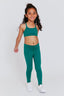 Kids TLC Y-Back Bralette in Emerald