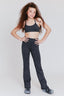 Girls Dark Heathered Gray TLC Y-Back Bralette