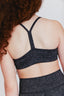 Girls Dark Heathered Gray TLC Y-Back Bralette