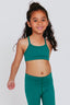 Girls TLC Y-Back Bralette in Emerald