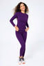 Action Basic Legging in Midnight Purple