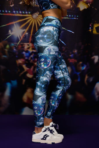 Hi-Shine Leggings in Disco Fever