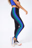 TLC Side Stripe Colorblock Legging in Jewel Colorblock