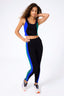 TLC Side Stripe Colorblock Legging in Jewel Colorblock