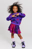 Kids Crew in Fair Isle Purple Hearts