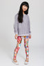 Girls Hi-Shine Leggings in Cookie Collage