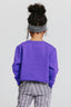 Toddler Raw Hem Cropped Crew in Labyrinth