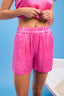 Silky Flow Short in Terez Pink