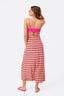 V-Neck Dress in Daiquiri Crochet and Terez Pink Colorblock