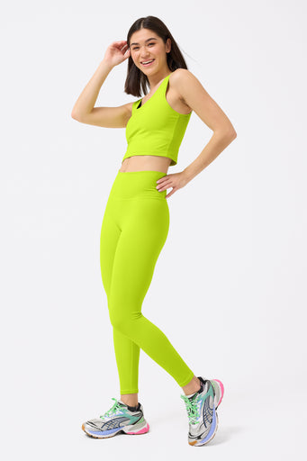 TLC Leggings in Chartreuse