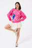 Graphic Crewneck in Terez Pink Pickleball