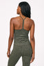 TLC Y-Back Tank in Uniform Green