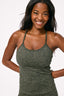 TLC Y-Back Tank in Uniform Green