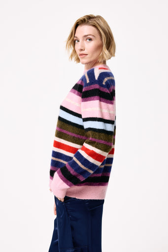 Fuzzy Crew in Bright Stripe