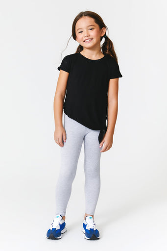 Girls TLC Leggings in Collegiate Gray