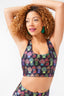 Terez x Torchd Hi-Shine Sports Bra in Davis Pop Art