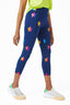 UpLift Capris in Navy Rainbow Star Foil