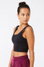 TLC Crop Top in Jet Black