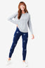 UpLift Leggings in Navy Tonal Star Foil