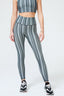 DuoKnit Leggings in Black and White Zig Zag