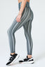 DuoKnit Leggings in Black and White Zig Zag