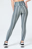 DuoKnit Leggings in Black and White Zig Zag