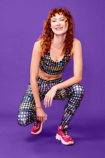 Hi-Shine Leggings in Emoji