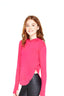 Girls Hot Pink Hooded Long Sleeve by Terez