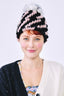 Terez X Jocelyn Faux Fur Pineapple Hat in Black and Pink