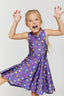 Kids Skater Dress in Rainbow Smiles