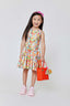 Girls Skater Dress in Neon Candy